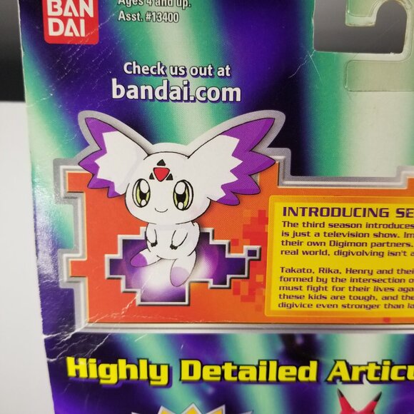 Bandai Digimon Gargomon to Rapidmon Digivolving Action Figure 2001 Sealed Vntg - Picture 11 of 16